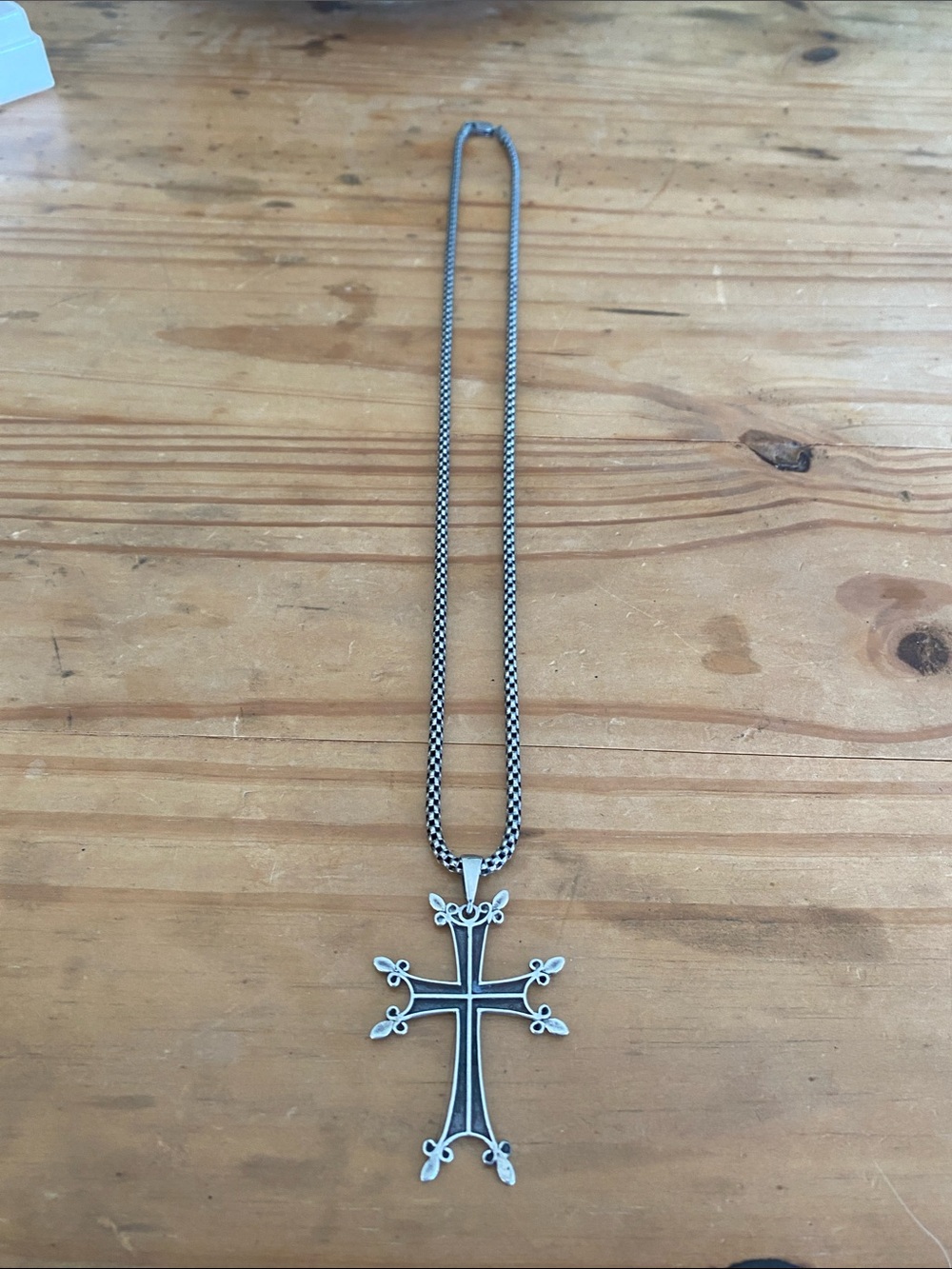Gorgeous Sterling Silver Cross necklace!
